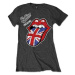 The Rolling Stones Tričko Vintage British Tongue Womens Charcoal Grey