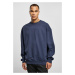 Heavy Terry Garment Dye Crew Dark Blue