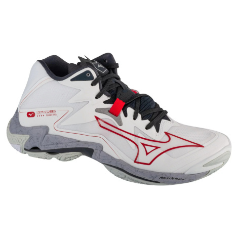 BIELE PÁNSKE ŠPORTOVÉ TENISKY MIZUNO WAVE LIGHTNING Z8 MID V1GA240596