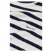 ŠATY GANT STRIPED SS T-SHIRT DRESS CLASSIC BLUE