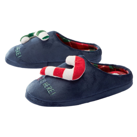 esmara® Dámske vianočné papuče (navy modrá)