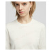 Sveter Karl Lagerfeld All-Over Logo Sweater Biela