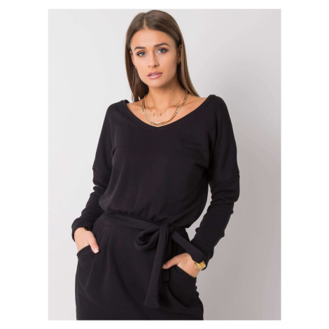 Dress-RV-SK-6037.18X-black Rue Paris