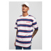 Starter Logo Striped Tee White/Blue