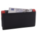 Dámska peňaženka MERCUCIO čierna/červená 2311803 skl