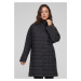 Women's quilted coat black