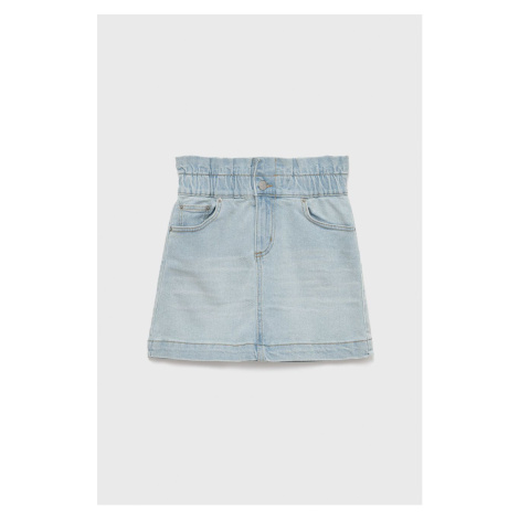 Dievčenská rifľová sukňa Tom Tailor mini, rovný strih
