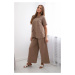 Set of new punto blouses + camel trousers