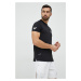 Tričko EA7 Emporio Armani pánske, čierna farba, jednofarebné