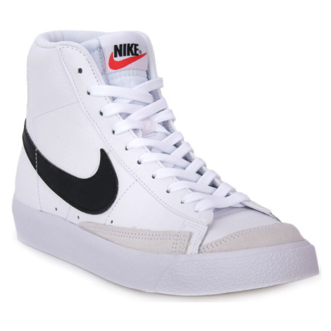 Nike  100 BLAZER MID 77 GS  Módne tenisky Biela