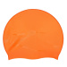 Silikonová čepice SPURT G-Type F209 men se vzorem, oranžová
