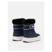 Juniorské vysoké zimné topánky MOON BOOT MB JR PARK STRAP-F003 BLUE