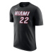 Nike NBA Miami Heat Tee - Pánske - Tričko Nike - Čierne - DR6383-018