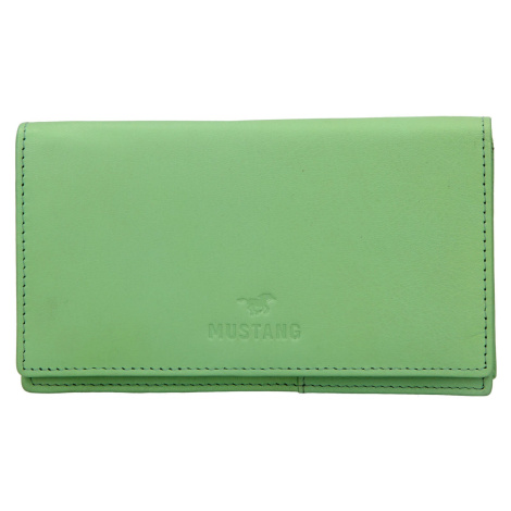 Dámska kožená peňaženka Mustang Stela - zelená