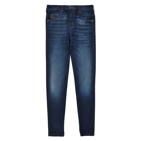 Diesel  D-SLANDY HIGH  Džínsy Skinny Modrá