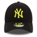 Šiltovka New Era 9FORTY Adjustable Cap New York Yankees League Essential Black Neon Green