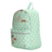 Beagles Zelený vodeodolný batoh do školy „Dots“ 12L