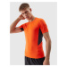 Men's Sports T-Shirt Slim Made of 4F Recycled Materials - Orange