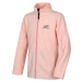 Girl's zip-up sweatshirt Hannah ALMA JR seashell pink mel