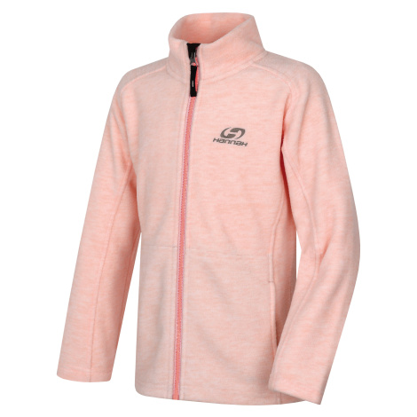 Girl's zip-up sweatshirt Hannah ALMA JR seashell pink mel