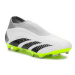 Adidas Futbalové topánky Predator Accuracy.3 Laceless Firm Ground Boots GZ0021 Biela