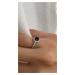 OLIVIE Strieborný prsteň GRAND 4215