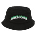 Jack & Jones Junior Klobúk 'OHIO'  trávovo zelená / čierna / biela