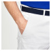 Pánske bavlnené golfové nohavice MW500 biele