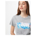 LEVI'S ® Tričko 'Graphic Jordie Tee'  nebesky modrá / svetlomodrá / sivá melírovaná / malinová