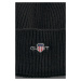 ČAPICA GANT SHIELD COTTON BEANIE BLACK