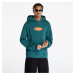 Mikina PREACH Relaxed Oval Logo Hoody University Green M