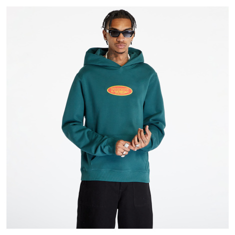 Mikina PREACH Relaxed Oval Logo Hoody University Green L