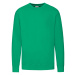 Green Men's Sweatshirt Lightweight Set-in-Sweat Sweat Fruit of the Loom