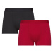 LIVERGY® Pánske boxerky, 2 kusy (čierna/červená)