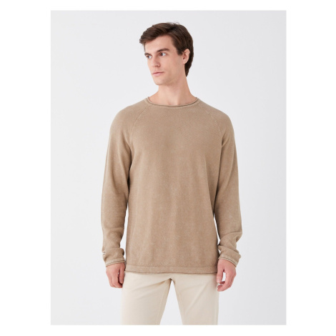 LC Waikiki Crew Neck Long Sleeve Men's Knitwear Sweater