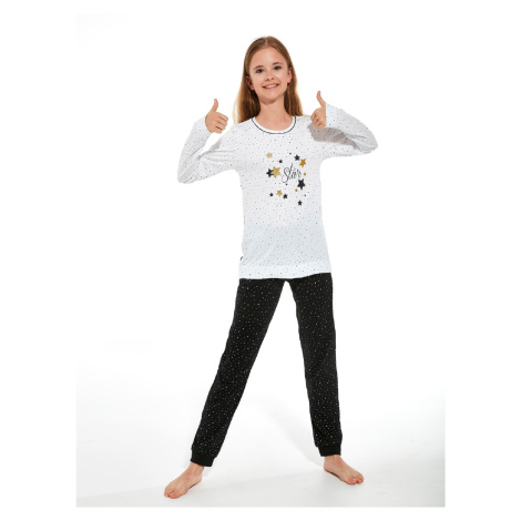 Pyjamas Cornette Kids Girl 958/156 Star L/R 86-128 white