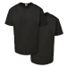 Organic Base T-Shirt 2-Pack Black+Black