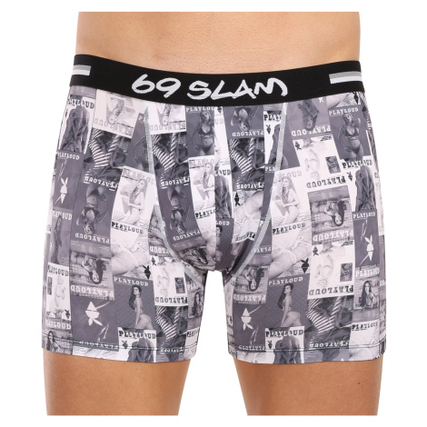 Pánske boxerky 69SLAM fit playloud magazine (MCYPMG-PO)