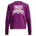 Mikina Under Armour Rival Terry Graphic Crew Mystic Magenta