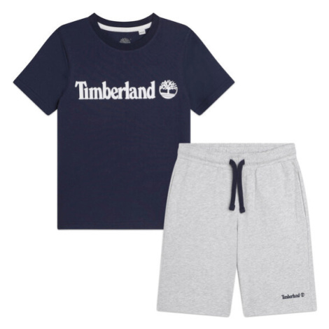 Timberland Súprava Tričko a šortky T28137 D Farebná Regular Fit