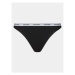 Calvin Klein Underwear Súprava 3 kusov klasických nohavičiek 000QD5207E Čierna