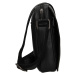 Pánska kožená taška cez rameno SendiDesign Telon - čierna