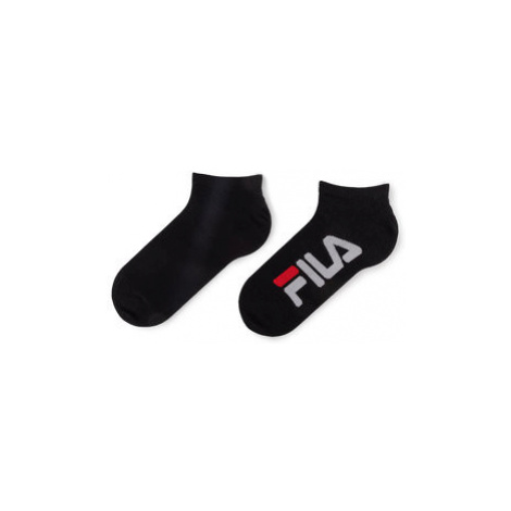 Fila Súprava 2 párov kotníkových ponožiek unisex Calza Invisibile F9199 Čierna