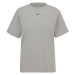Nike Sportswear Tričko 'Essentials'  sivá melírovaná / čierna