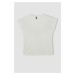 DEFACTO Crew Neck Puff Printed Short Sleeve T-Shirt