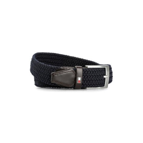 Tommy Hilfiger Pánsky opasok New Adan Belt 3.5 AM0AM02801 85 Tmavomodrá