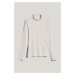 ROLÁK GANT SLIM RIB TURTLENECK EGGSHELL