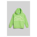 MIKINA GANT ORIGINAL SPORTSWEAR HOODIE SLIME GREEN