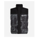 Vesta Karl Lagerfeld Jeans Klj Blocked Puffer Vest Aop Bandana Black