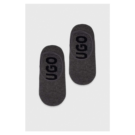 Ponožky HUGO 2-pak pánske,šedá farba,50491244 Hugo Boss